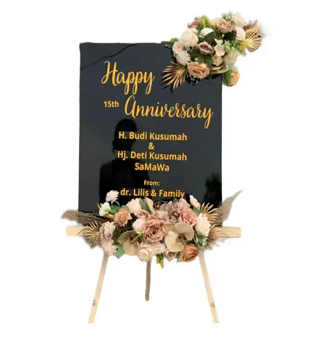 Papan Bunga Akrilik Jangkrikan