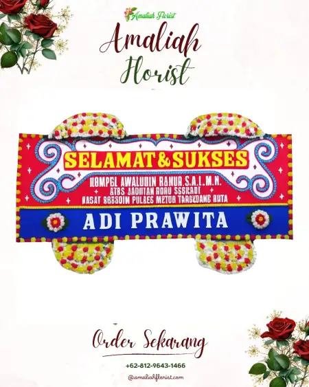 Papan Bunga Ucapan Selamat Jangkrikan